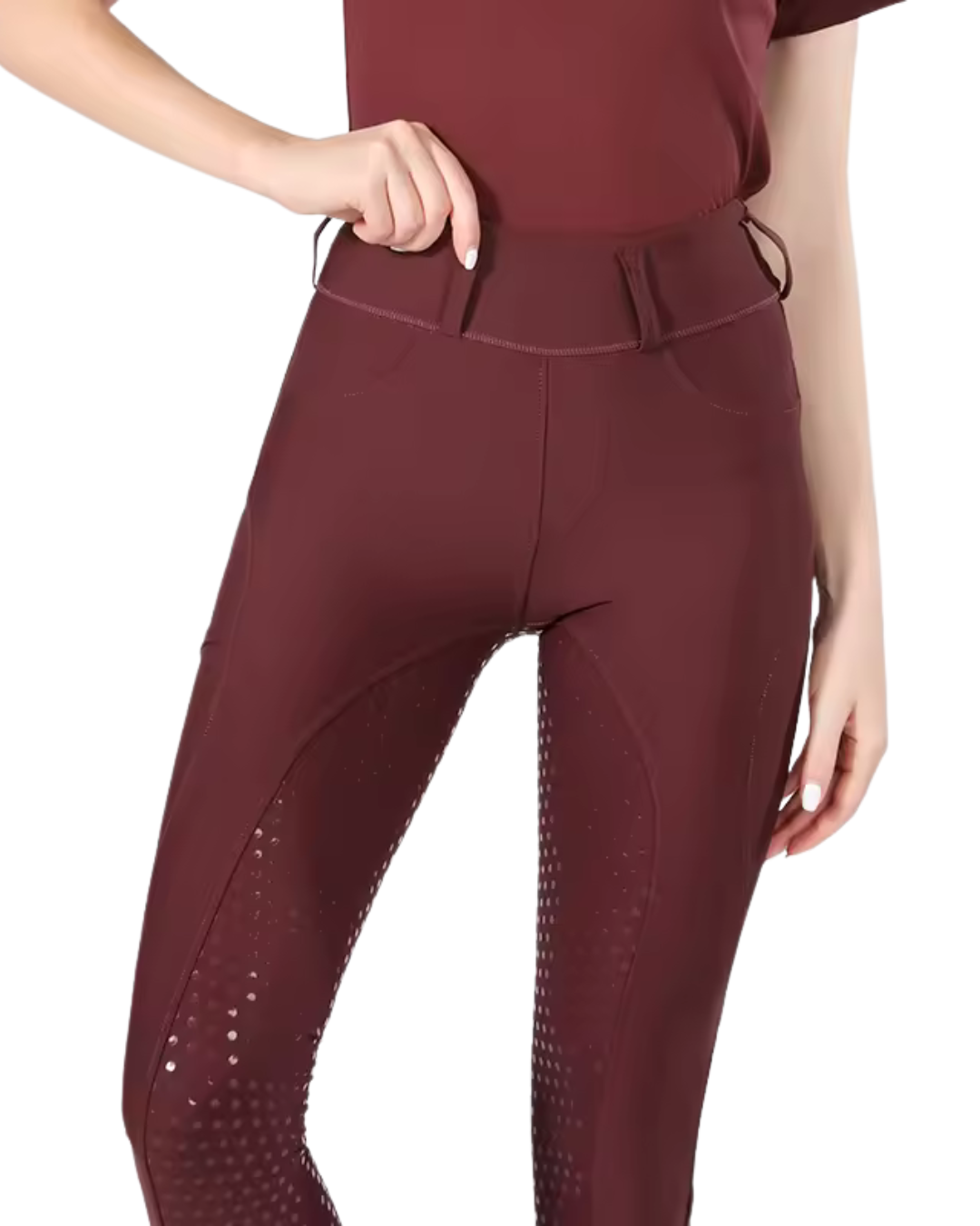 Burgundy breeches