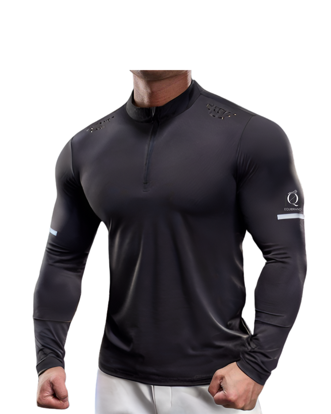 Men's black long sleeve shirt