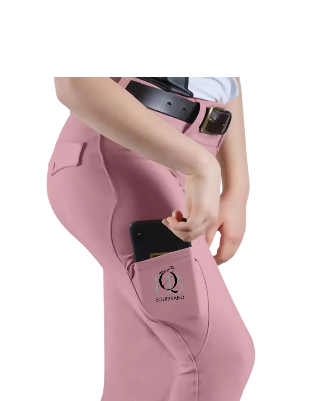 Pink kids breeches girls