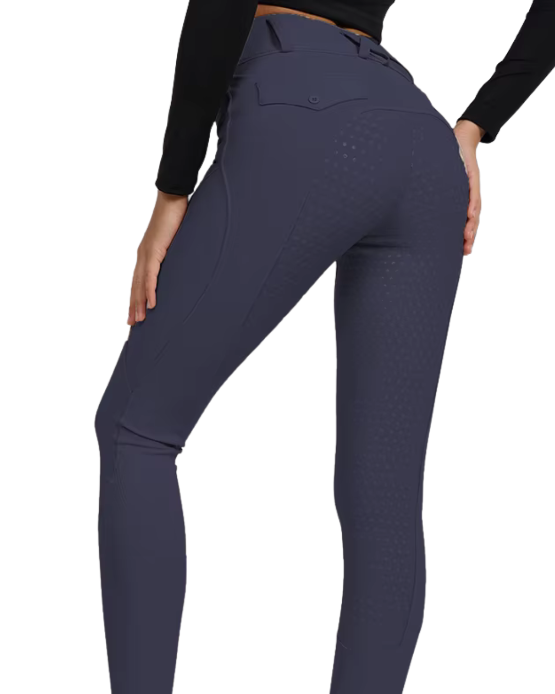 Purple gray breeches