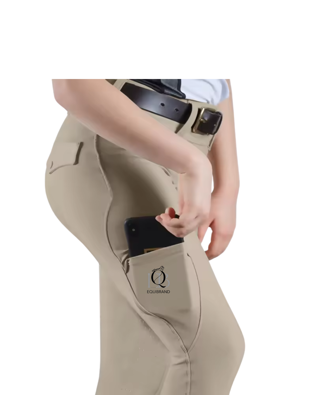 Khaki kids breeches Girls