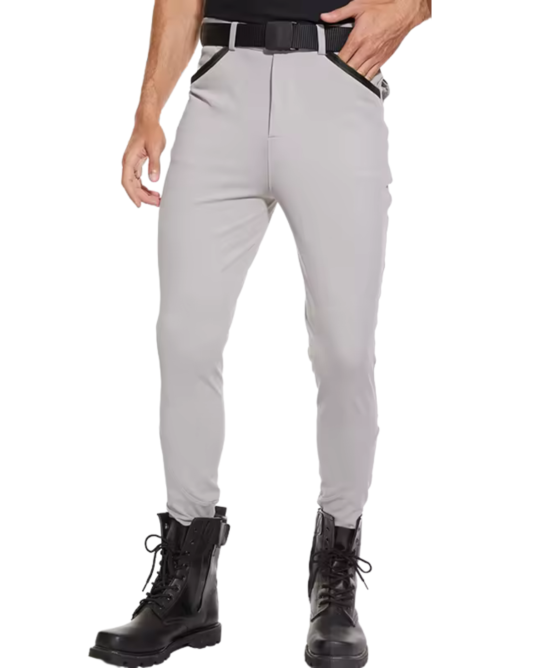 Men's light gray breeches