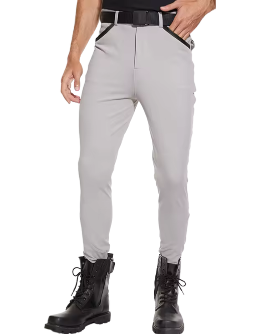 Men's light gray breeches