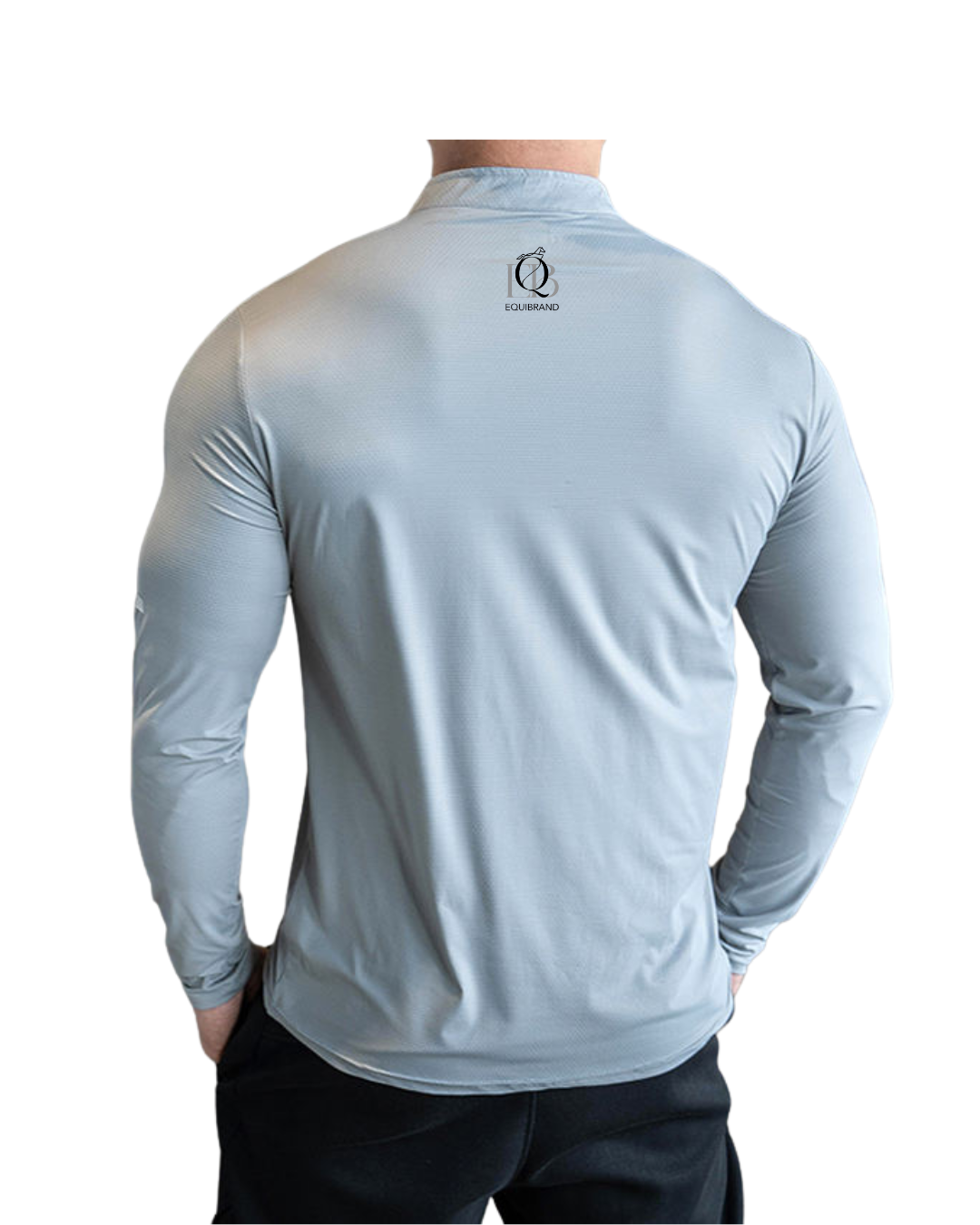 Men's Light Gray long sleeve shirt