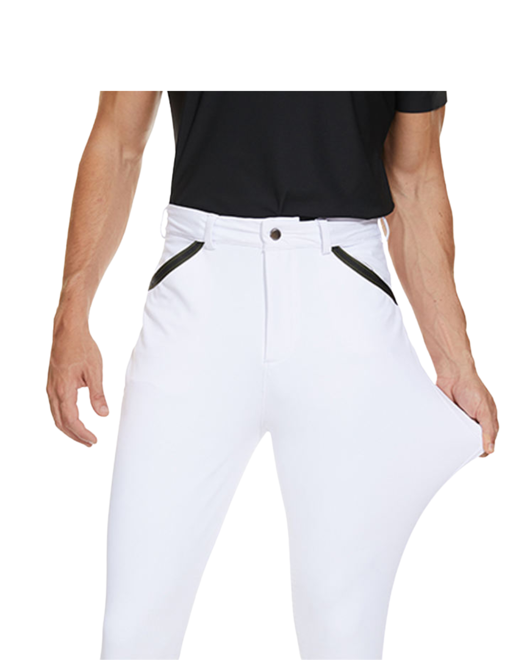 Men's white breeches